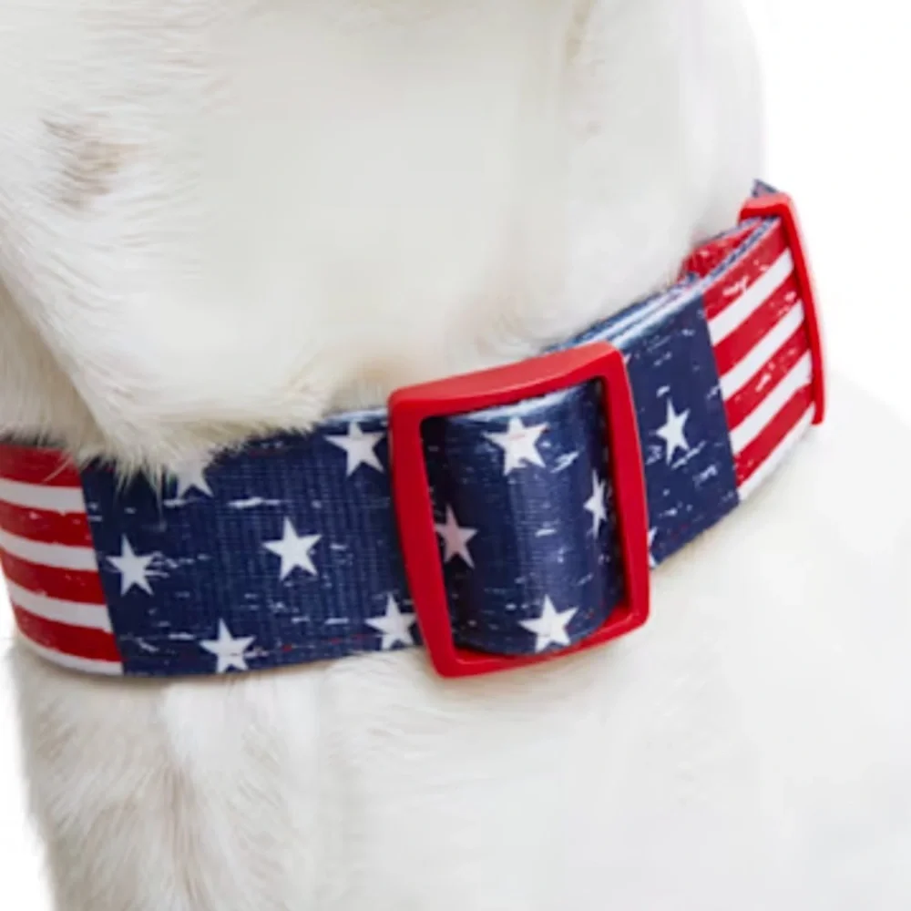 NWT American Flag Dog Collar XXL/XXXL